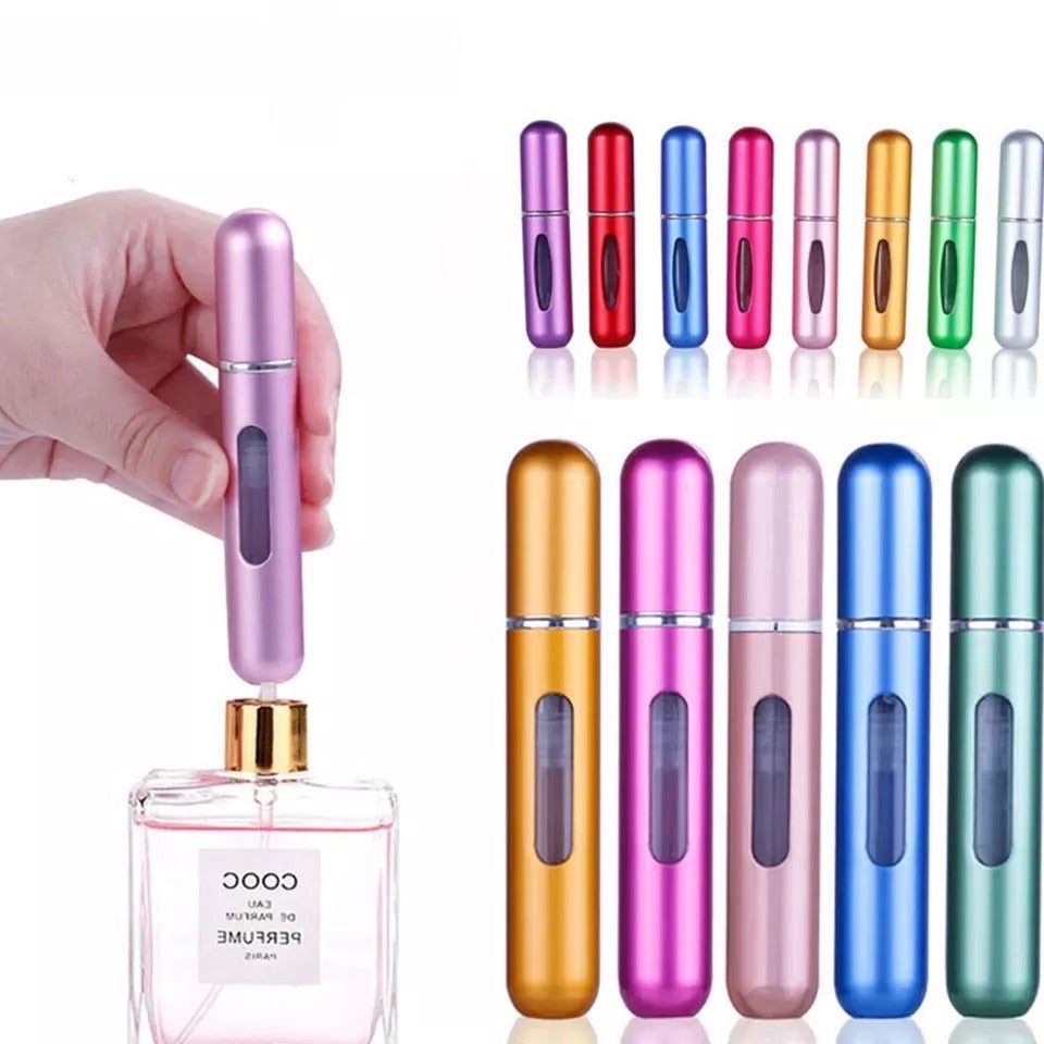 2 pcs Refillable Mini Perfume Spray Bottle
