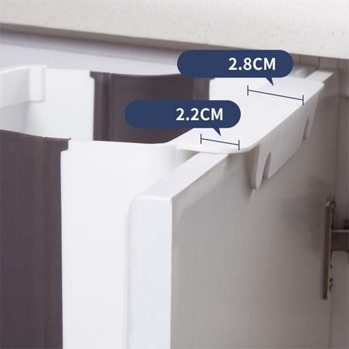 Collapsible Cabinet Door Hanging Trash Bin