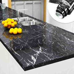 3D Black Marble Self Adhesive Sheet 60 X 200cm