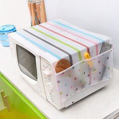 Microwave Dust Safe Cover With Pockets