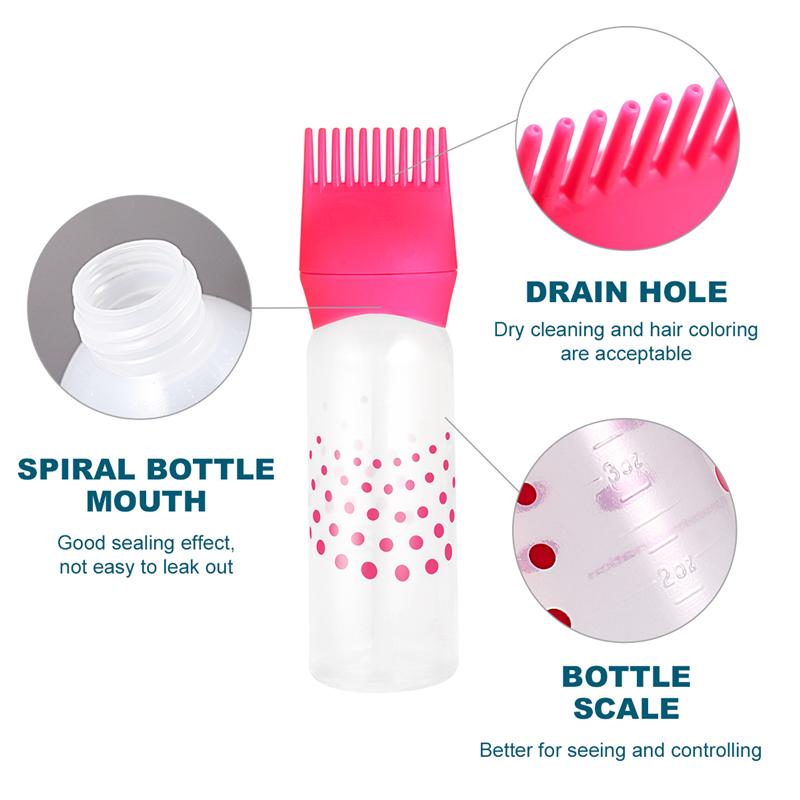 Hair Oil Comb Bottle