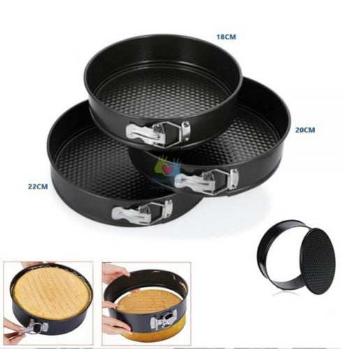 3 Pcs Non-Stick Cake Molds