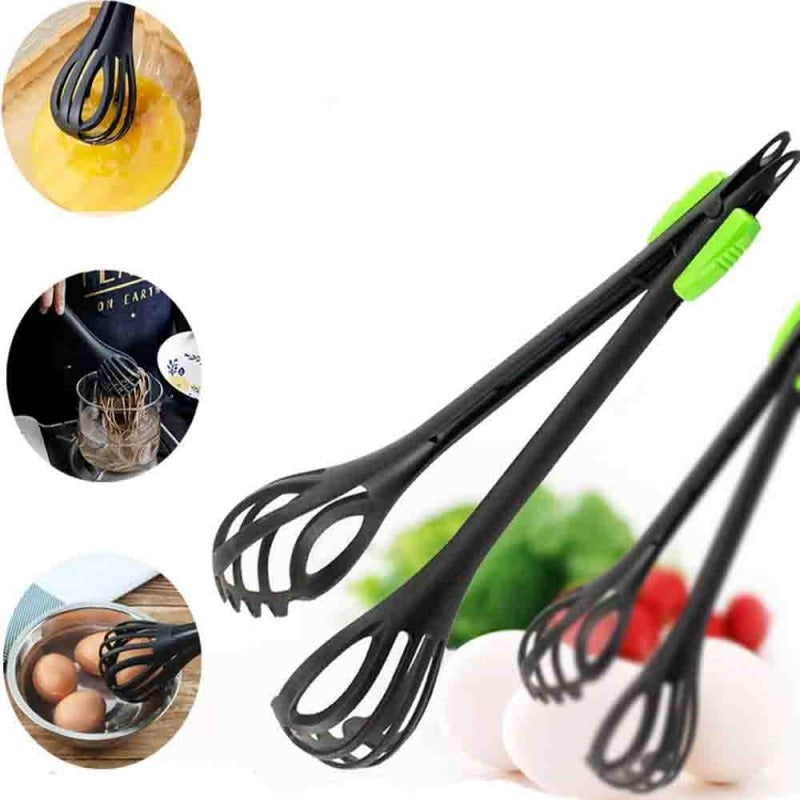 Egg Whisk & Tong Multi-Function