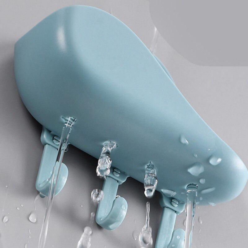 Cloud Shape Drain Soap Holder With Hook