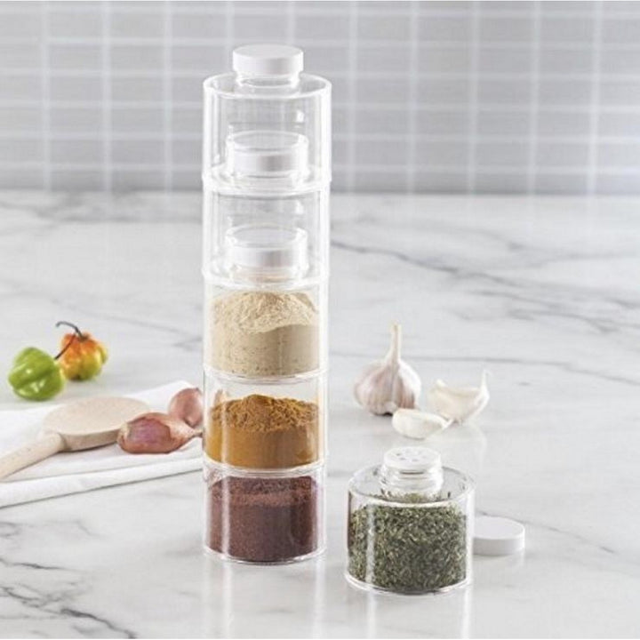 6 Bottle Stackable Spice Tower