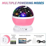 Projector Night Lamp Rotating Stars