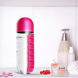 Combine Daily Pill Box Organizer With Water Bottle