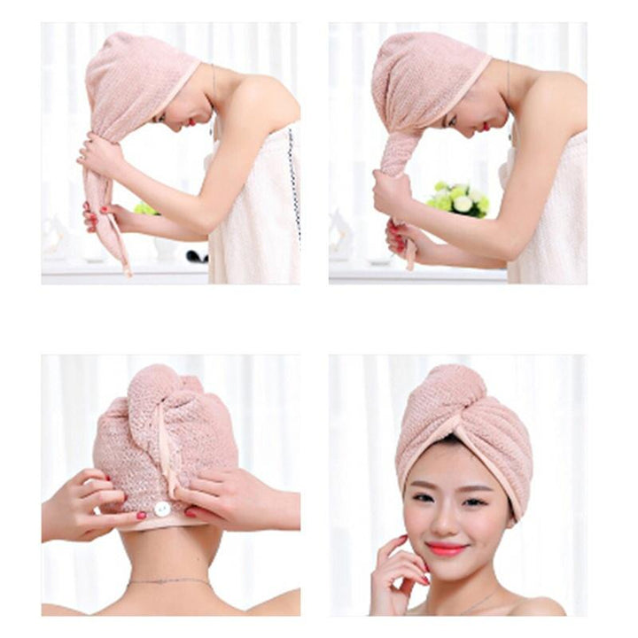 2 pcs Hair Drying Towel