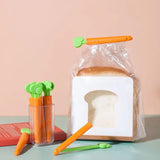 5PCS Food Sealing Clip Carrot Shape