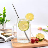 5 Pcs Steel Straws Set Reusable