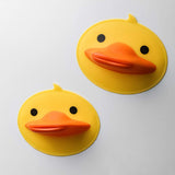 Silicone Mini Pot Holder Duck Shape