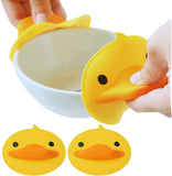 Silicone Mini Pot Holder Duck Shape