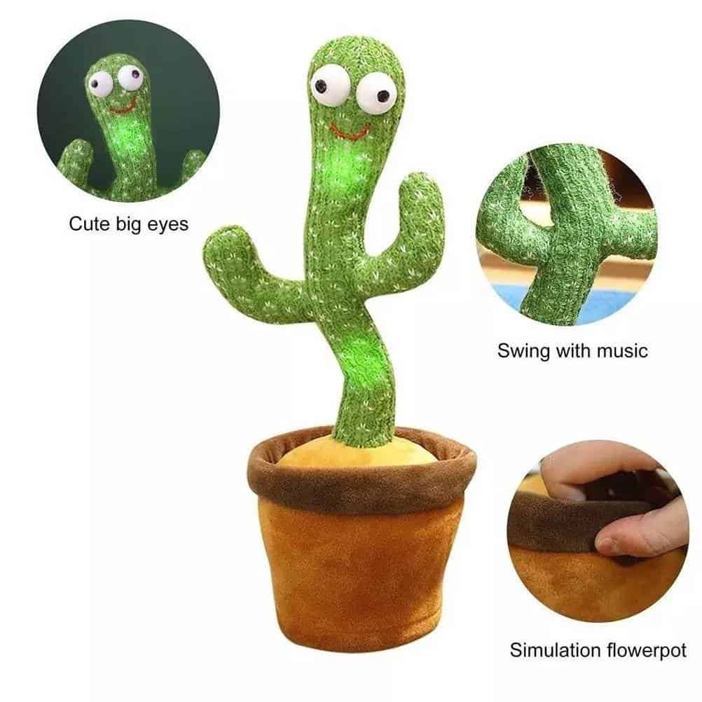 Cute Dancing Cactus Toy With Talking