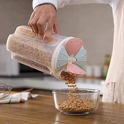 4 Grid Food Cereal Container Jar 2500Ml