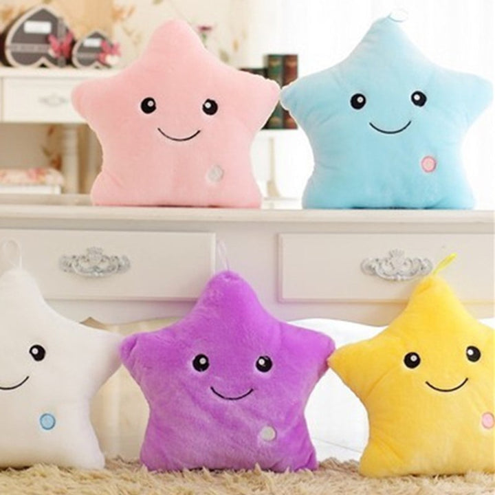 Soft Star Pillow With Glowing LED Light