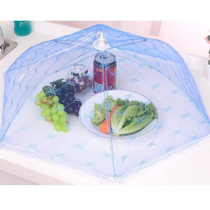 Foldable Umbrella Food Cover Picnic Kitchen Anti Fly Mosquito Net