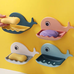 Little Whale Shape Soap Holder Wall Mounted