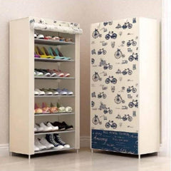 8 Layer Printed Shoe Organizer Rack