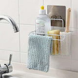 Iron Sponge Holder Rack Wall Mounted