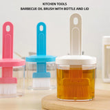 Oil Bottle with Nylon Brush for Cooking BBQ Kitchen