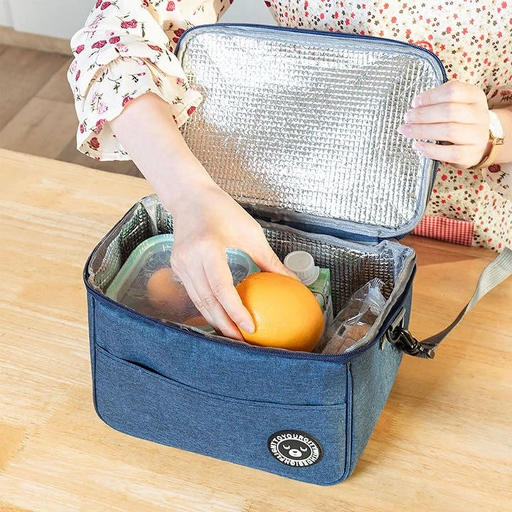 Portable Folding Thermal Insulation Carrier Lunch Bag