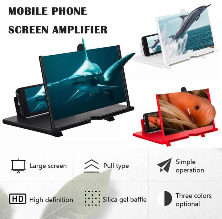 Mobile Screen Magnifier I Mobile Phone Amplifier I Foldable Magnifier Stand