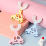 Taxi Shaped Children Whiteing U-Type Toothbrush