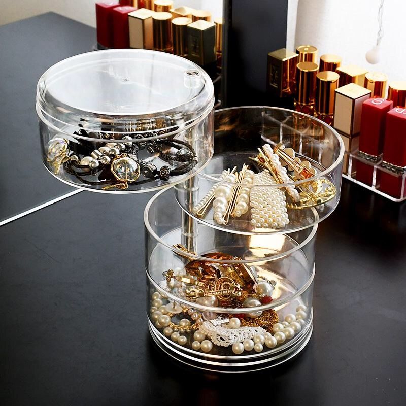 Rotatable Jewelry Storage Box