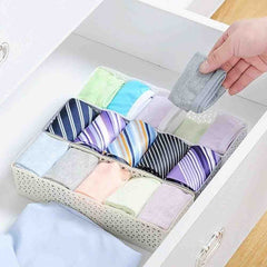 Socks Organizer 5 Grid Storage Basket