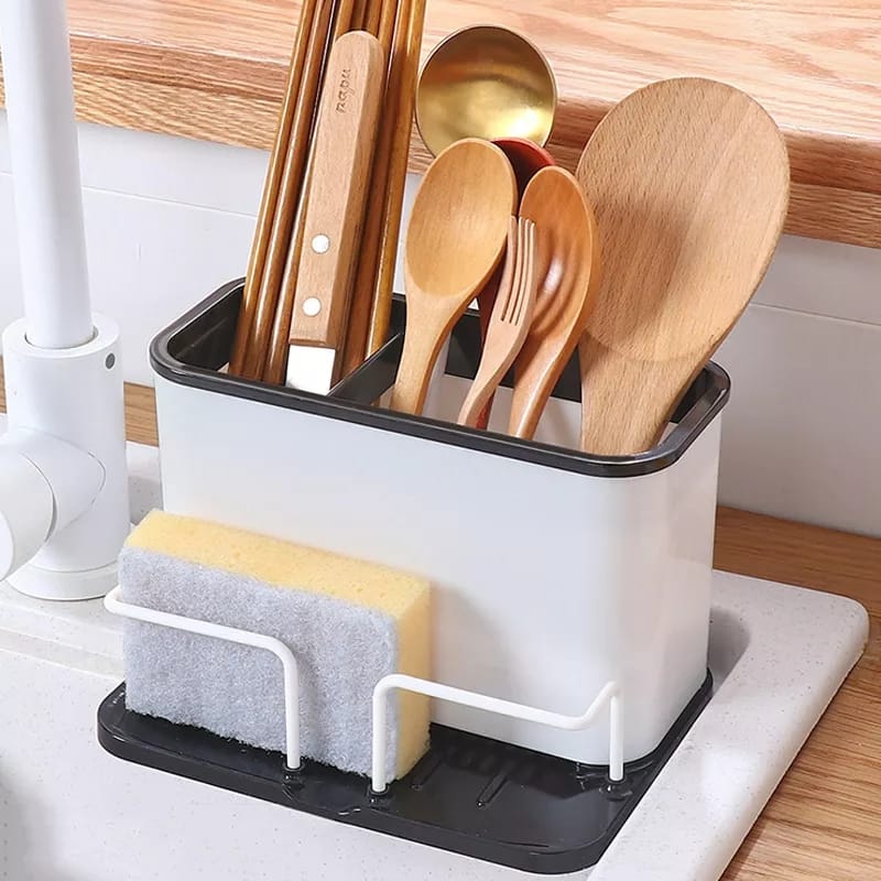 Sink Cleaning Caddy With Sponge Holder