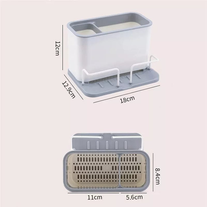 Sink Cleaning Caddy With Sponge Holder