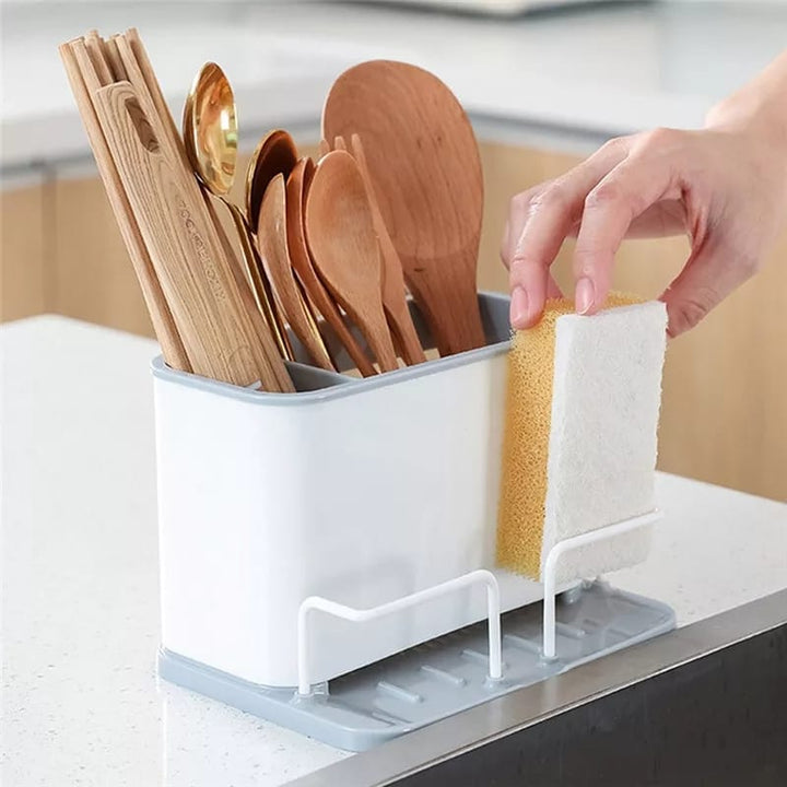 Sink Cleaning Caddy With Sponge Holder