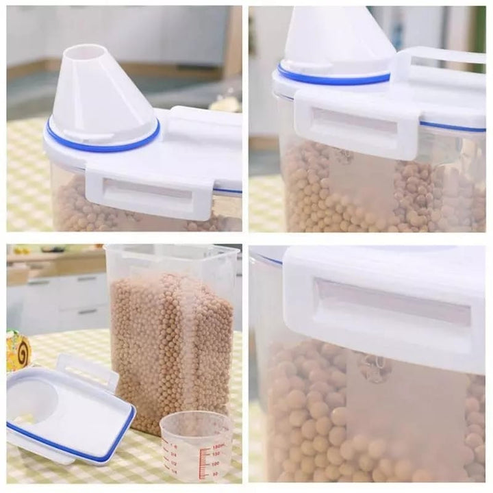 2KG Portable Plastic Moisture proof  Food Storage Bucket