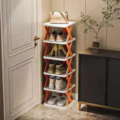 6 layer Simple Shoe Rack  Plastic Simple Shelf