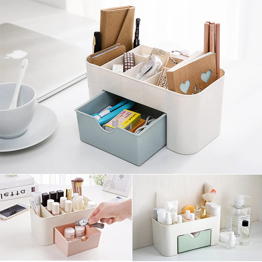 Mini Cosmetic Organizer With Drawer