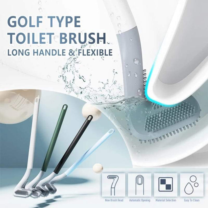 Golf Type Flexible Toilet Brush