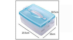 24 Grid Egg Holder Double Layer Storage Box