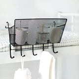 Bedside Iron Storage Basket Hanging With Hook