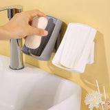 Dream Lifestyle Soap Dish Holder, Wall-Mounted Soap Holder Foldable Soap Box