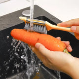 Multifunction Fruit And Vegetable Peeler With Brush