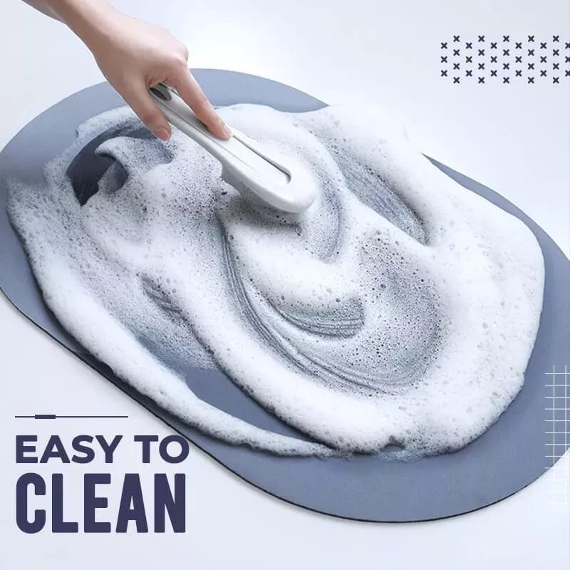 Printed Bath Mat Water Absorbent Non-Slip