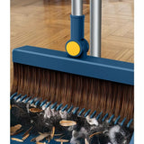 Broom and Dustpan Set for Home, 180 Degree Rotating Broom Set Indoor,