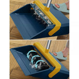 Broom and Dustpan Set for Home, 180 Degree Rotating Broom Set Indoor,