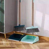 Broom and Dustpan Set for Home, 180 Degree Rotating Broom Set Indoor,