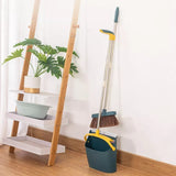 Broom and Dustpan Set for Home, 180 Degree Rotating Broom Set Indoor,