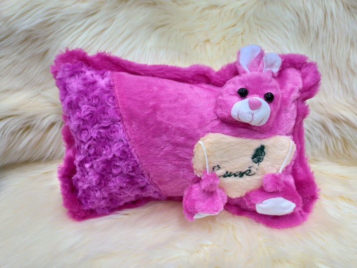 Pillow Cushion with a teddy bear