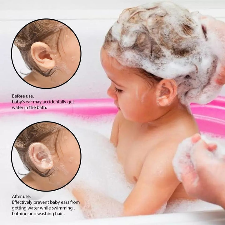 30pcs Baby Waterproof Ear Stickers Bath Swimming Infant Newborn Ear Care Paste