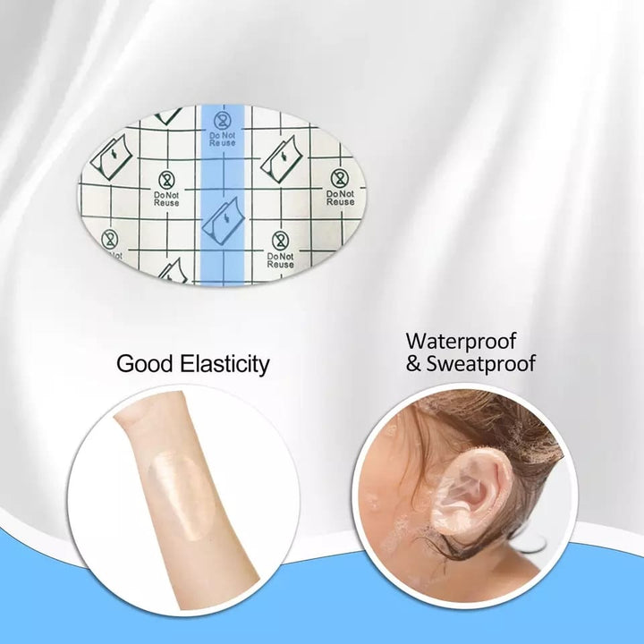 30pcs Baby Waterproof Ear Stickers Bath Swimming Infant Newborn Ear Care Paste