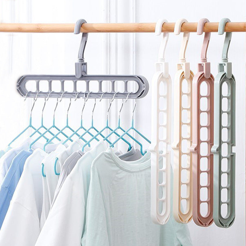 2 PCs Multi Slot Hanger Closet Organizer Hanger